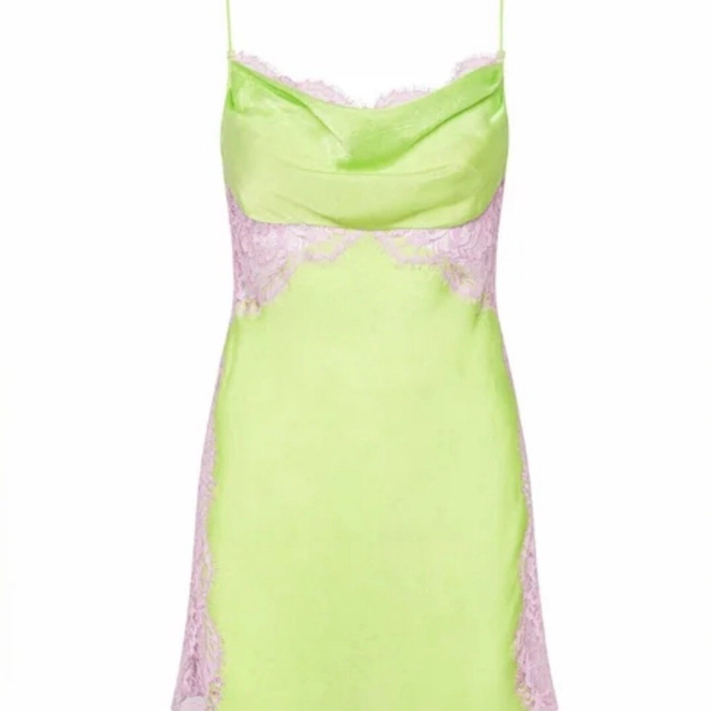 XXS NWT For Love And Lemons Silky Slip Dress